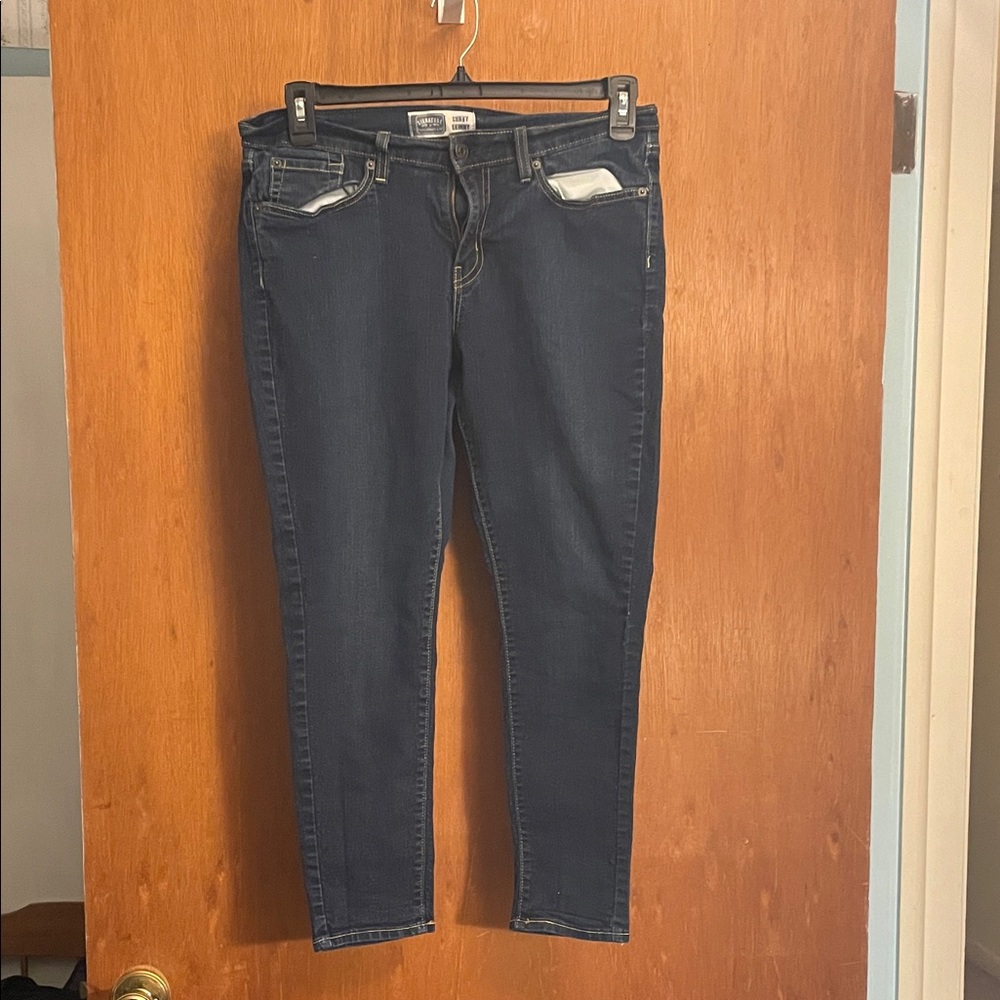 Signature by Levi Strauss Women's Deep Blue Skinny Jeans